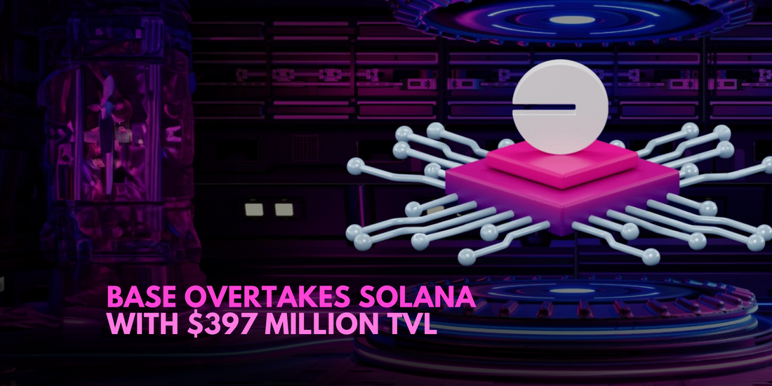 Base Surpasses Solana in Total Value Locked, Nearing $400 Million