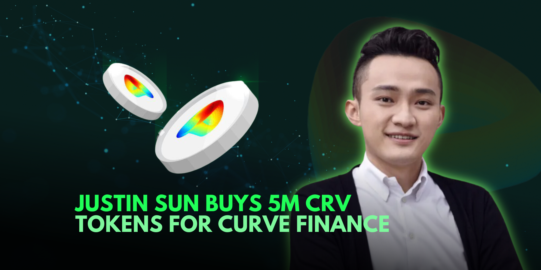 Tron's Justin Sun Acquires 5M CRV Tokens to Support Curve Finance Amid