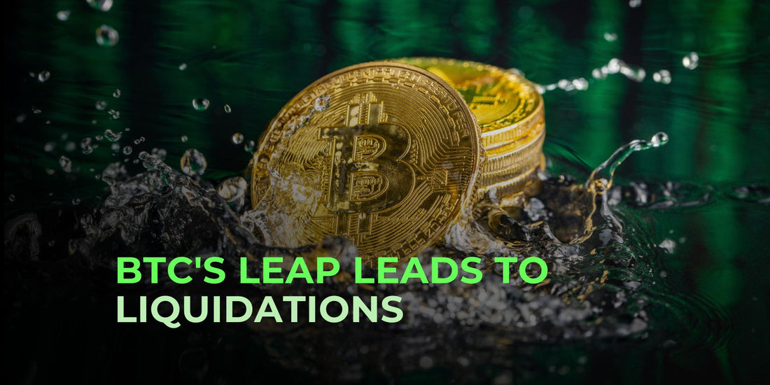 $130M in Crypto Liquidations Triggered by BTC's Leap Above $28K