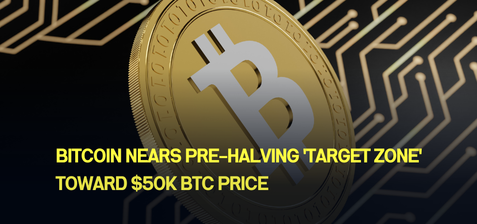 Bitcoin nears pre-halving 'target zone' toward $50K BTC price