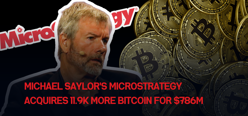 Michael Saylor's MicroStrategy Acquires 11.9K More Bitcoin for $786M