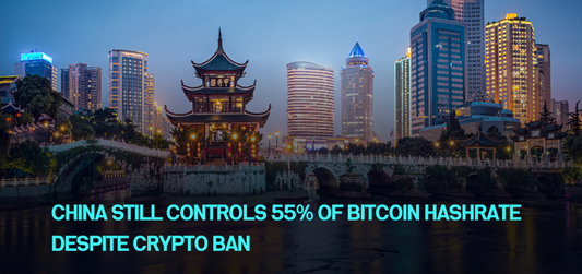 China still controls 55% of Bitcoin hashrate despite crypto ban