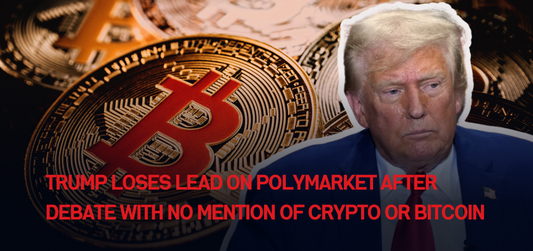 Trump loses lead on Polymarket after debate with no mention of crypto or Bitcoin