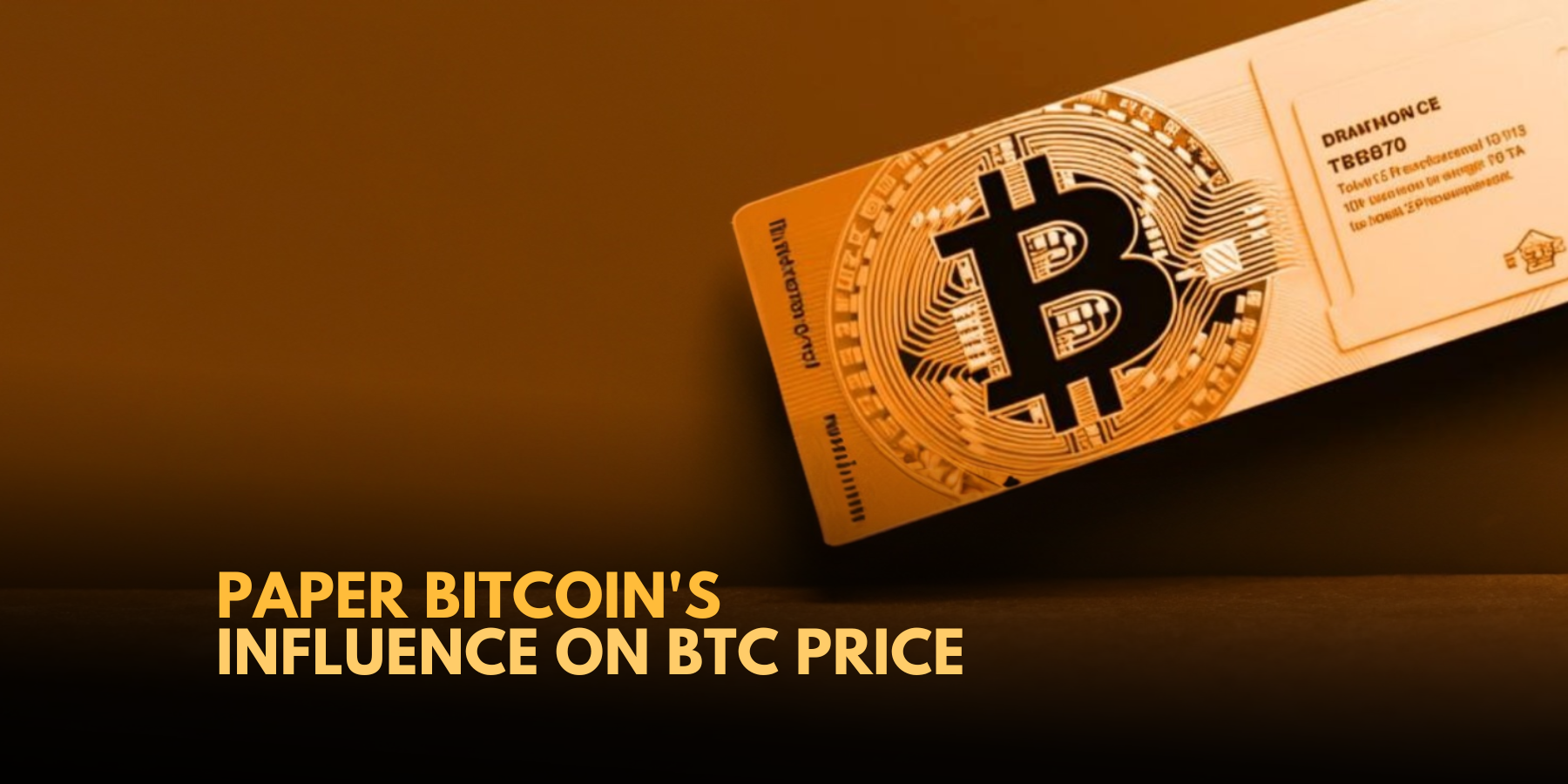 Demystifying Paper Bitcoin: Its Impact on Price – TitoVlogs